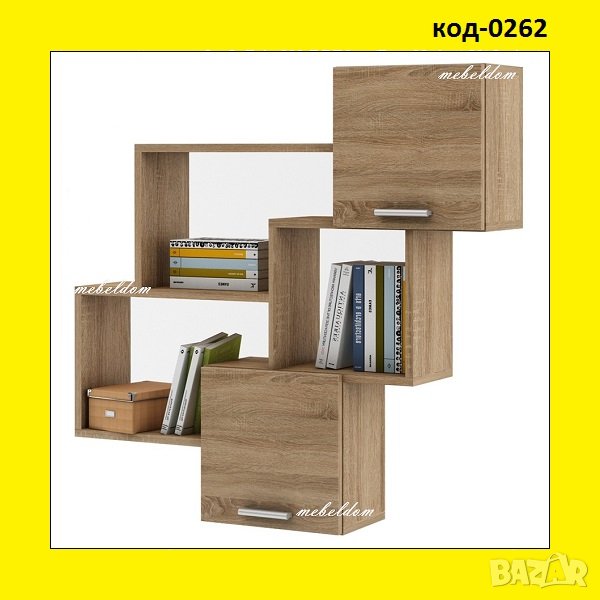 Етажерка за стена с плавни врати(код-0262), снимка 1