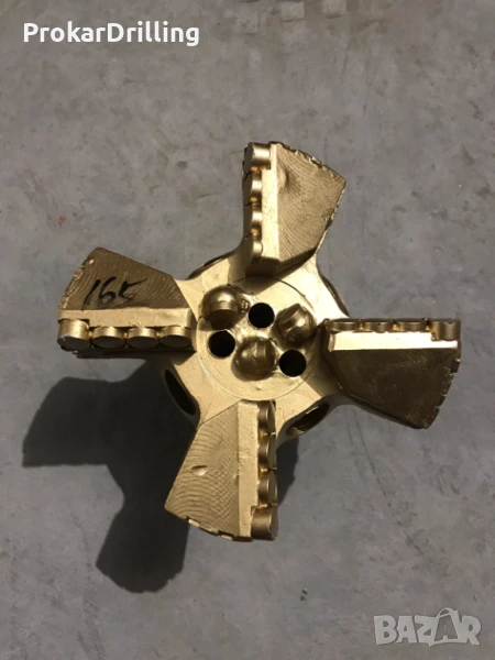 PDC длето 165,1 мм | Лопатково длето, ролково длето, сондажно длето, снимка 1
