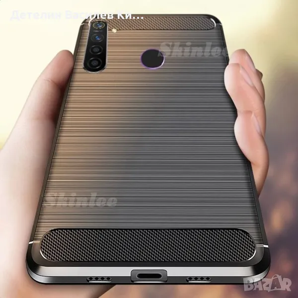REALME 6 и REALME 6S - Елегантен и Удароустойчив Гръб Кейс КАРБОН, снимка 1