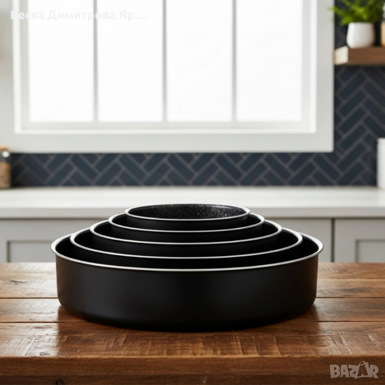 Алуминиева мраморна тава, снимка 1