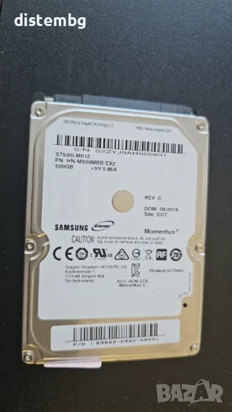 Твърд диск за компютър HDD Samsung st500lm012  500GB  2.5'' SATA, снимка 1