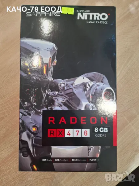 Видеокарта Sapphire Nitro+ Radeon RX 470, 8Gb, снимка 1
