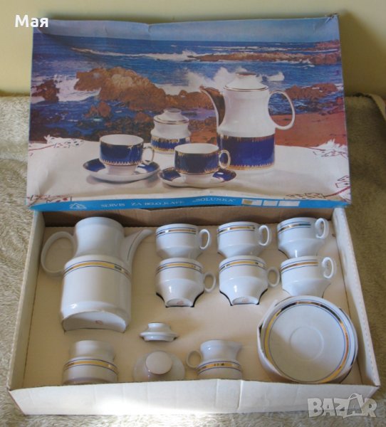 Нов сервиз за кафе или чай от фин качествен порцелан, снимка 1