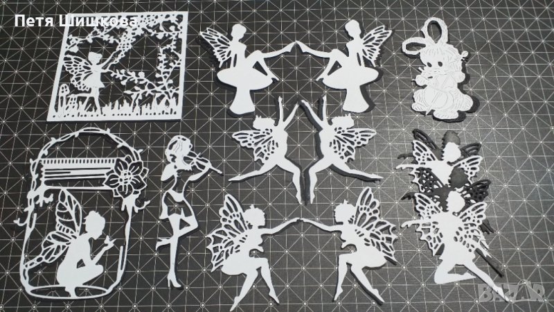 Картонени елементи за декорация и кутийки за подарък, снимка 1