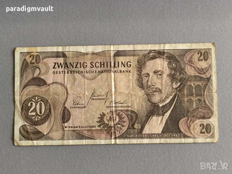 Банкнота - Австрия - 20 шилинга | 1967г., снимка 1