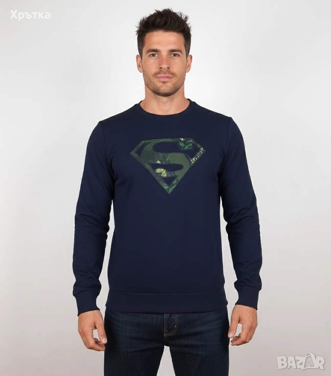 Iceberg x Superman - Оригинална мъжка блуза размер S-M, снимка 1