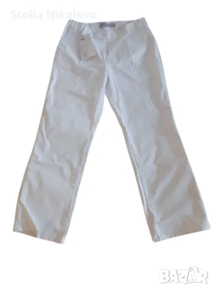 Работен панталон, BUSTERS, бял, дамски, размер М, снимка 1