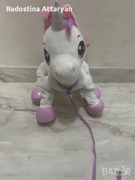 Peppy Pets - Плюшен любимец за разходка навън - Еднорог, снимка 1