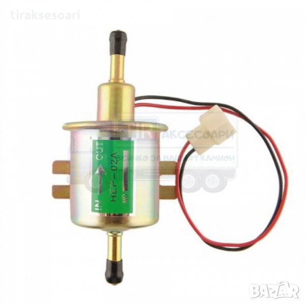 Външна горивоподкачваща горивна подкачваща помпа 12V 24V безин дизел масло, снимка 1