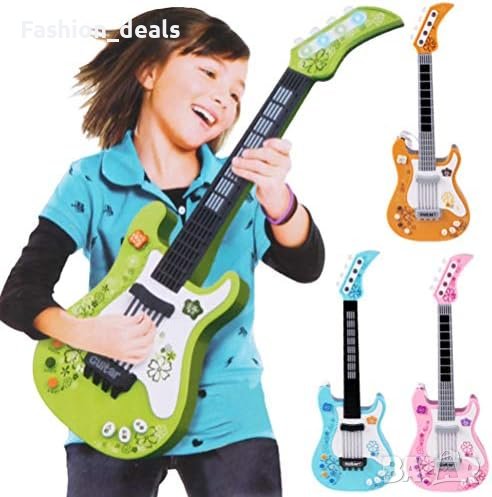 Нов Детски Комплект за свирене Електрическа китара за деца Музика год.3+, снимка 1