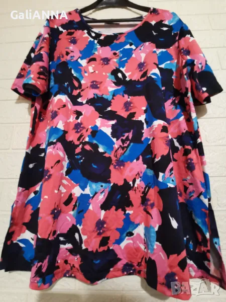 СТРАХОТНА ТУНИКА ЕФЕКТЕН ДЕСЕН 3XL-4XL, снимка 1