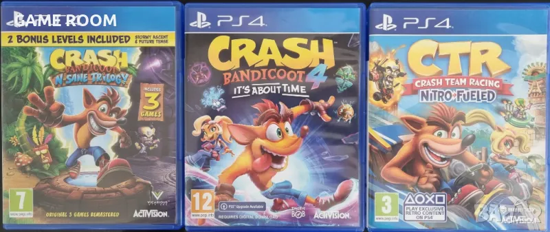 Crash Краш ps4-5 playstation4-5 пс4-5 плейстейшън4-5 , снимка 1