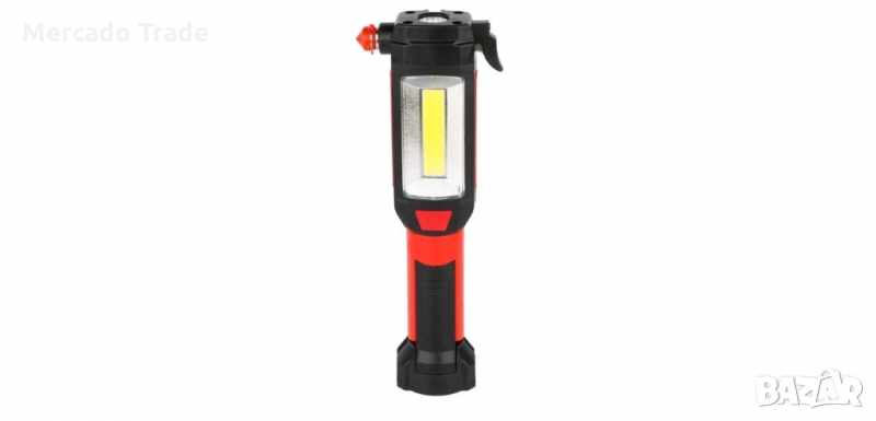 Многофункционален LED фенер със закачалка за закачане и магнит, снимка 1