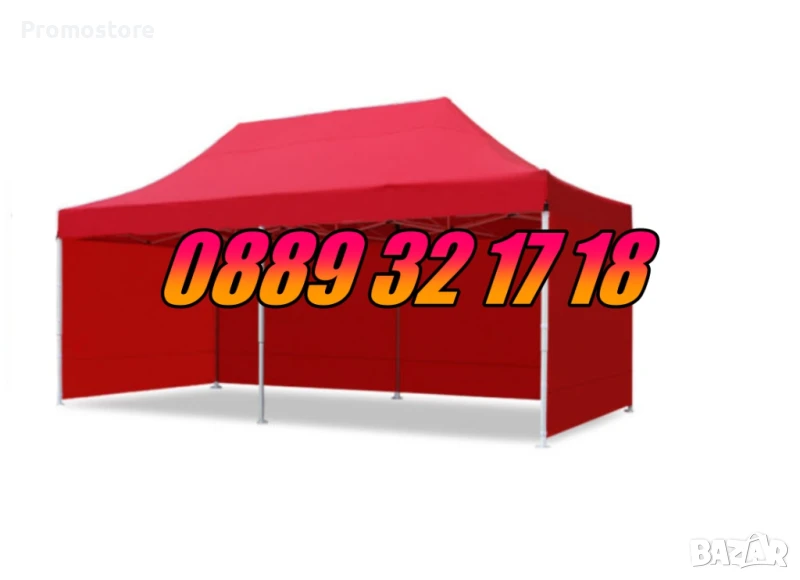 Страници за шатра 3х6 м, страница за три страни с дължина 12 м, снимка 1