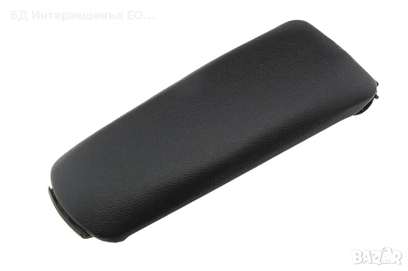 8E0864245 Капак за подлакътник на AUDI A4 B6 2000-2004, A4 B7 2004-2008, черен, кожа,, снимка 1