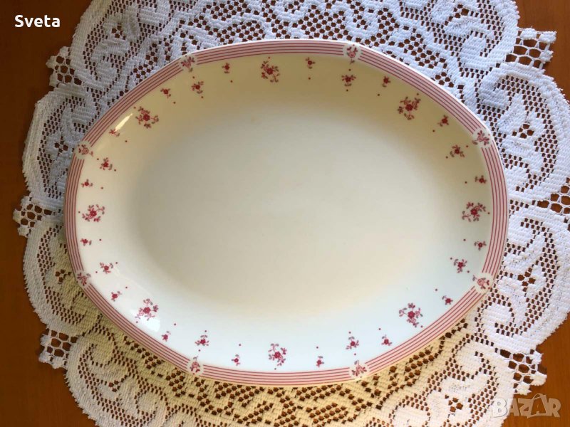 порцеланово плато , внос от Англия и др. , снимка 1