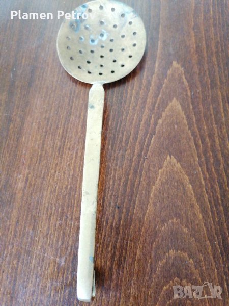 Бронзова решетъчна лъжица , снимка 1