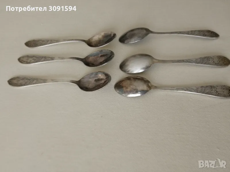 Лъжички -за чай/кафе/десерт, мелнхиор, модел "Звездное небо" и "Москва", снимка 1