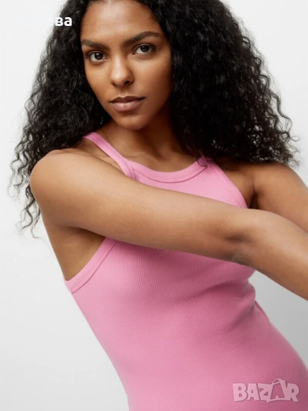 Памучна къса рокля с еластан Pull& Bear, снимка 1