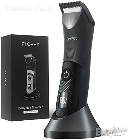 Нов Акумулаторен тример машинка за подстригване на коса брада за мъже/Led осветление, снимка 1