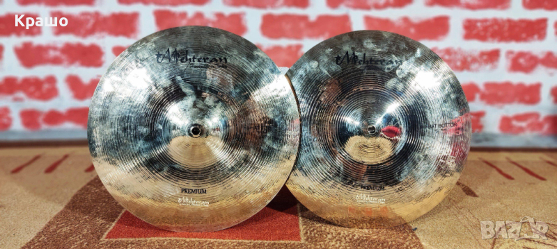 Турски чинели за барабани Mehteran Premium cymbal set (Meinl Byzance Brilliant), снимка 1