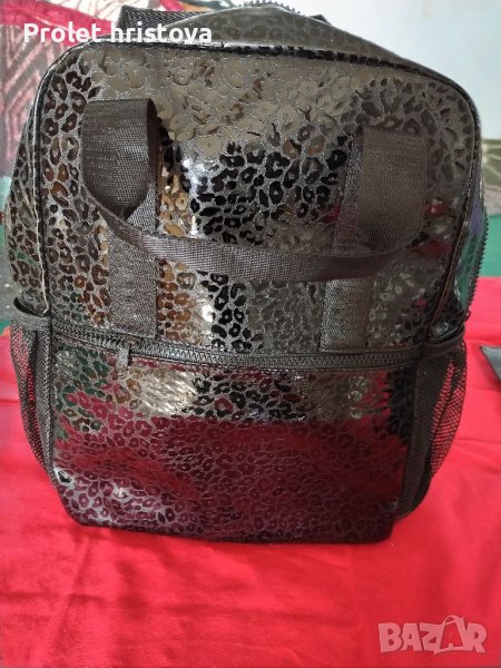 Голяма раница, с 4 несесера вътре и барета, снимка 1