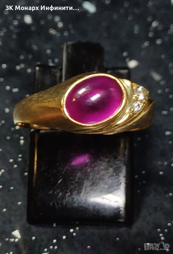 Златен пръстен/585/, снимка 1