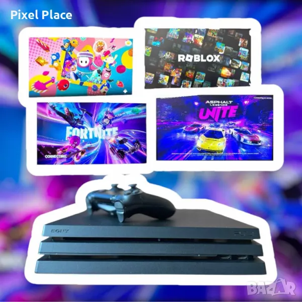 Конзола SONY PLAYSTATION 4 PRO с 4 игри и 1000 GB памет, снимка 1