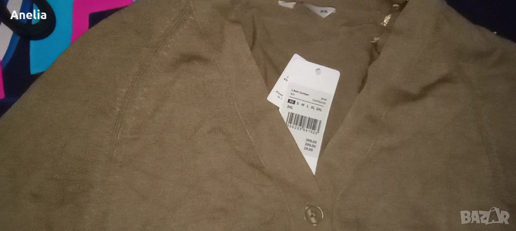 Дамски Зимен  Пуловер Жилетка със  закопчаване  ХС С М, снимка 1