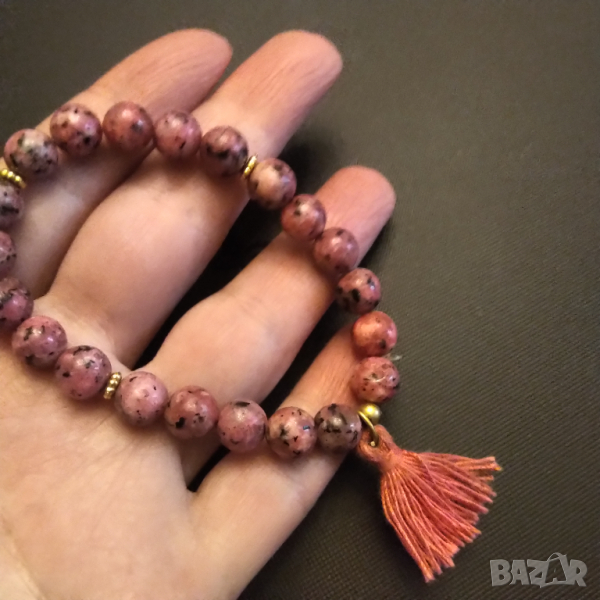 Естествен родонит стара гривна , снимка 1