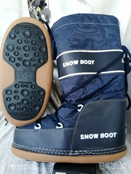 АПРЕСКИ, КАТО НОВИ водоустойчиви ТОПЛИ УНИСЕКС АПРЕСКИ  Снегоходки 37 - 38,MOON BOOT®, SNOW BOOT®, снимка 1