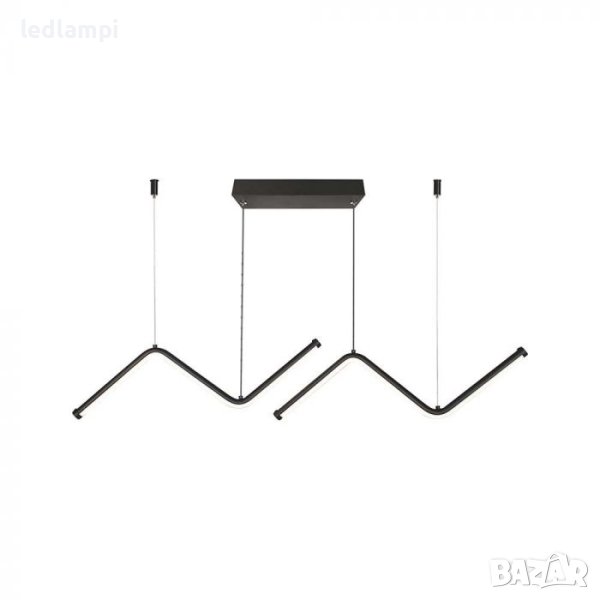 LED Полилей 12W Черен Неутрално Бяла Светлина, снимка 1