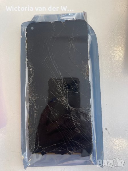 Здрав дисплей и тъч със счупено стъкло за Huawei P40 lite, снимка 1