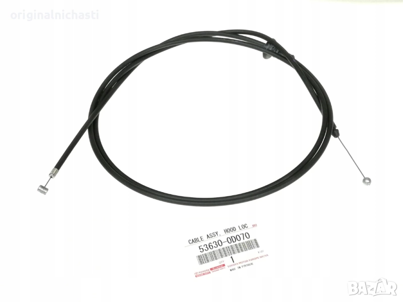 Жило за преден капак за ТОЙОТА ЯРИС TOYOTA YARIS 536300D070 53630-0D070 OEM TOYOTA, снимка 1
