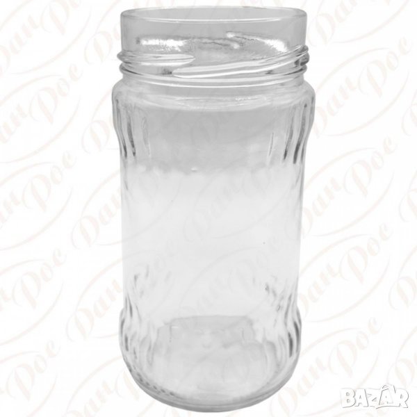 Стъклени буркани 180-420 мл. с винт - чисти,1л -50ст. и 570мл-40ст., снимка 1