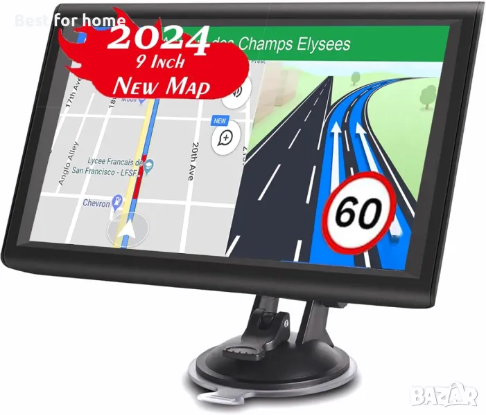 GPS сателитна навигация 9" 256MB+ 16GB от NAVRAF, снимка 1