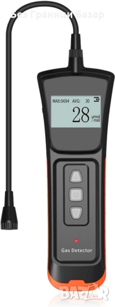 Нов Портативен газов детектор с акумулатор и вибрационна аларма Газдетектор, снимка 1