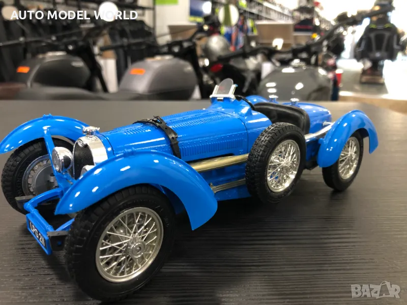 BBURAGO нова метална колекционерска количка BUGATTI TYPE 59 1934г.1:18, снимка 1