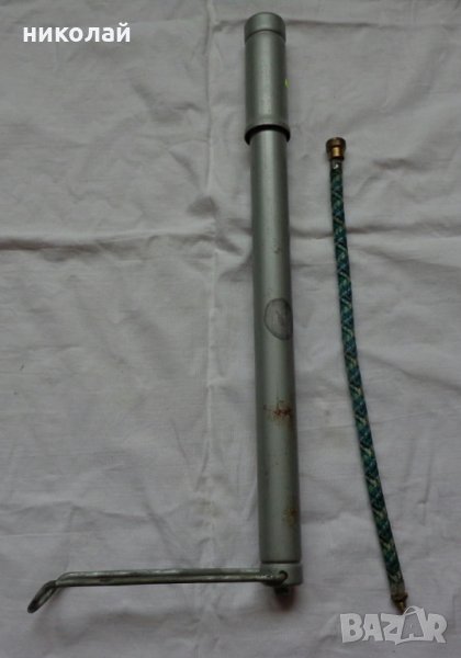 Помпа за гуми за мотопед Балкан МК 50-3, мотоциклет Балкан М75 чисто нова оригинална Н.Р. България, снимка 1