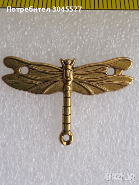 Бижута - Брошка Водно конче, 3,5 см, снимка 1