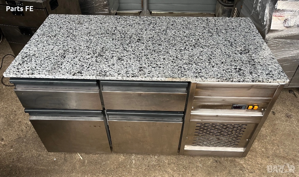 Хладилна маса професионална гастро гранит пицарска маса пицарка profesionalna hladilna masa s granit, снимка 1