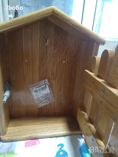 Стойка за ключове уникална изработка от дъб ново, снимка 1