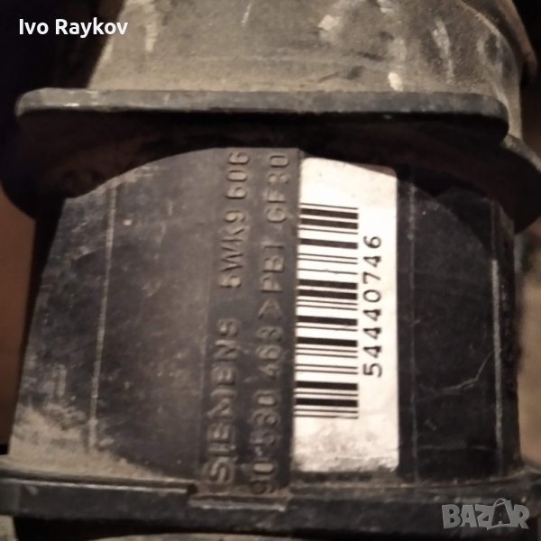 Дебитомер за Opel 1.6 , 1.8i 5WK9606, 90530463, 5WK9 606, 90 530 463, снимка 1