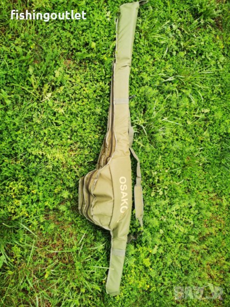 Двоен подплатен шарански калъф за въдици на 2 части / 190 и 205см, снимка 1