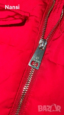 Прекрасно яке на Motivi с топла подвижна качулка в красив червен цвят, снимка 13 - Якета - 53224066