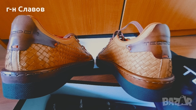 Teodor Leather Sneakers ОРИГИНАЛ! Мъжки ест. кожа!, снимка 5 - Спортно елегантни обувки - 51878058