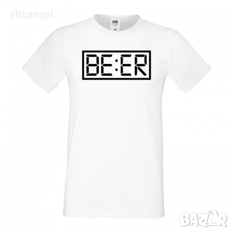 Мъжка тениска BEER,Бира,Бирфест,Beerfest,Подарък,Изненада,Рожден Ден, снимка 2 - Тениски - 36376485