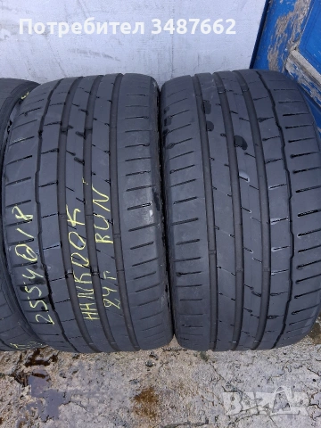 18цола спорт пакет 255 40 и 225 45 18 Hankook 4броя дот 2024г , снимка 2 - Гуми и джанти - 53684728