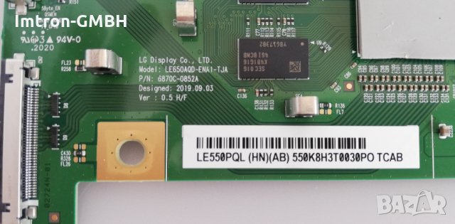 T-CON BOARD  LE650AQD-ENA1-TJA / 6870C-0852A /LG OLED55BX6LB, снимка 2 - Части и Платки - 35811963