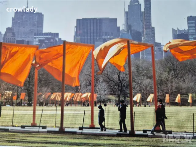 Христо Явашев Christo 2005 Портите Сентръл парк Ню Йорк 1979–2005 2, снимка 6 - Картини - 47725518